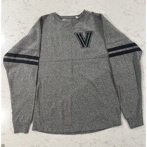 Villanova University Crew Sweatshirt Blue Women's Small Triblend Sweats League